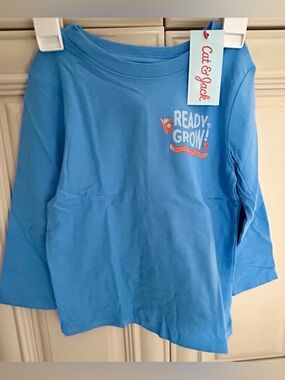 Boys 3T longsleeve-Ready Set Grow Cat & Jack NWT